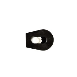 Зажим для шнура 4 мм KL цвет Чёрный + Белый (поштучно)  в Новом Уренгое