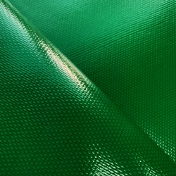 Ткань ПВХ 600 гр/м2 плотная, Зелёный (Ширина 150см), на отрез  в Новом Уренгое