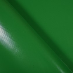 Тентовый материал ПВХ 450 гр/м2, Зелёный (Ширина 160см), на отрез  в Новом Уренгое, 450 г/м2, 799 руб
