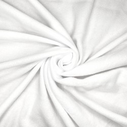 Флис Односторонний 130 гр/м2, цвет Белый (на отрез)  в Новом Уренгое