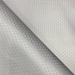 Ткань Оксфорд 300D PU Рип-Стоп СОТЫ, цвет Светло-Серый (на отрез)  в Новом Уренгое