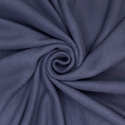 Ткань Флис Односторонний 130 гр/м2, цвет Темно-серый (на отрез)  в Новом Уренгое