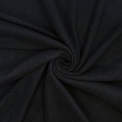 Флис Односторонний 130 гр/м2, цвет Черный (на отрез)  в Новом Уренгое