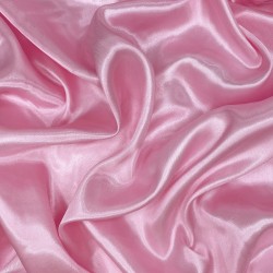 Ткань Атлас-сатин, цвет Розовый (на отрез)  в Новом Уренгое