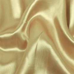 Ткань Атлас-сатин ЛЮКС, цвет Золотой (на отрез)  в Новом Уренгое