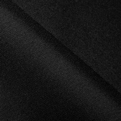 Прорезиненная ткань Оксфорд 600D ПВХ, Черный  в Новом Уренгое, 340 г/м2, 359 руб