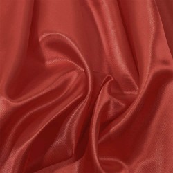 Ткань Атлас-сатин, цвет Красный (на отрез)  в Новом Уренгое