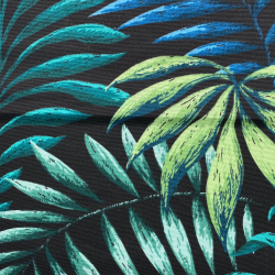 Интерьерная ткань Дак (DUCK), принт &quot;Тропические листья&quot; (на отрез)  в Новом Уренгое