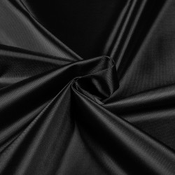 *Ткань Оксфорд 210D PU, цвет Черный (на отрез)  в Новом Уренгое