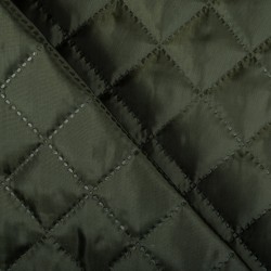 Стеганая подкладочная ткань с синтепоном (100гр/м2),  Хаки   в Новом Уренгое