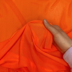 Трикотажная Сетка 75 г/м2, цвет Оранжевый (на отрез)  в Новом Уренгое